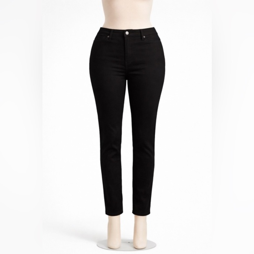 Madewell Black High Rise Skinny Jeans 42” Waist Petite Stretch Denim Fit